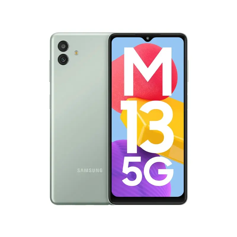 رنگ سبز گوشی موبایل سامسونگ مدل Galaxy M13 5G